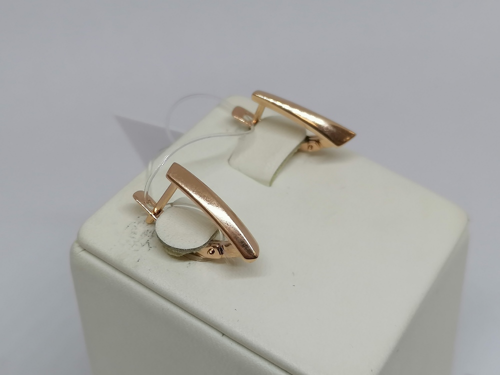 СЕРЬГИ БЕЗ КАМНЯ (Au 585)