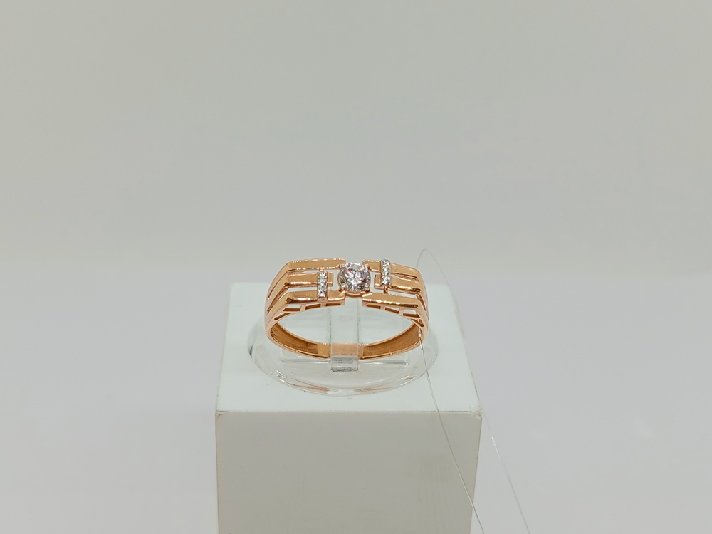 КОЛЬЦО С КАМНЯМИ (Au 585)