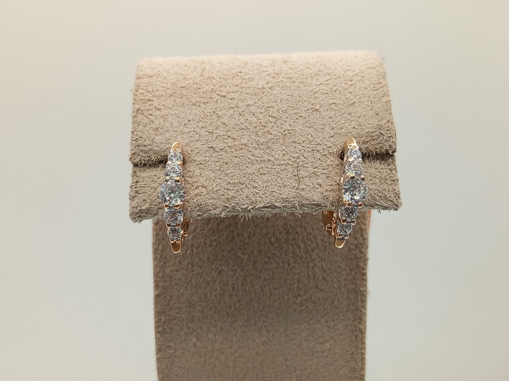 СЕРЬГИ С КАМНЯМИ (Au 585)