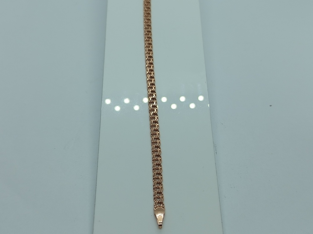 БЛБ585 БРАСЛЕТ ПОЛНОВЕСНЫЙ Бисмарк (Au 585)