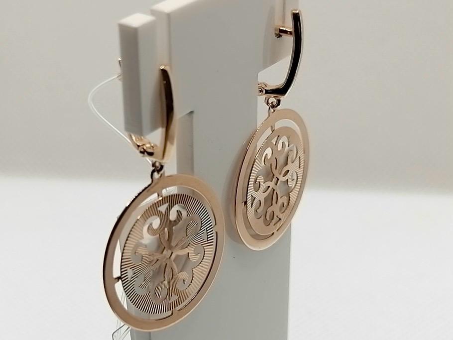 СЕРЬГИ БЕЗ КАМНЯ (Au 585)