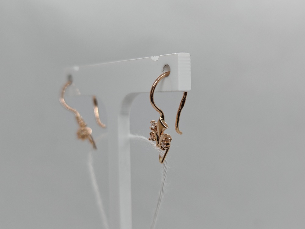 СЕРЬГИ С КАМНЯМИ (Au 585)