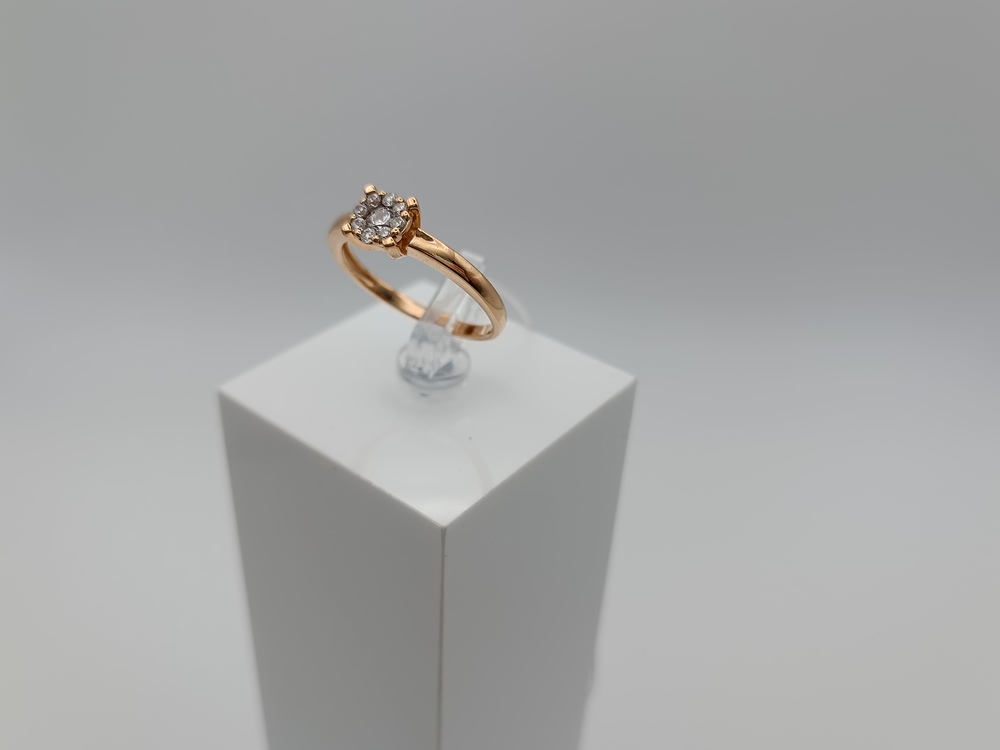 КОЛКМИ585 КОЛЬЦО С КАМНЯМИ (Au 585)