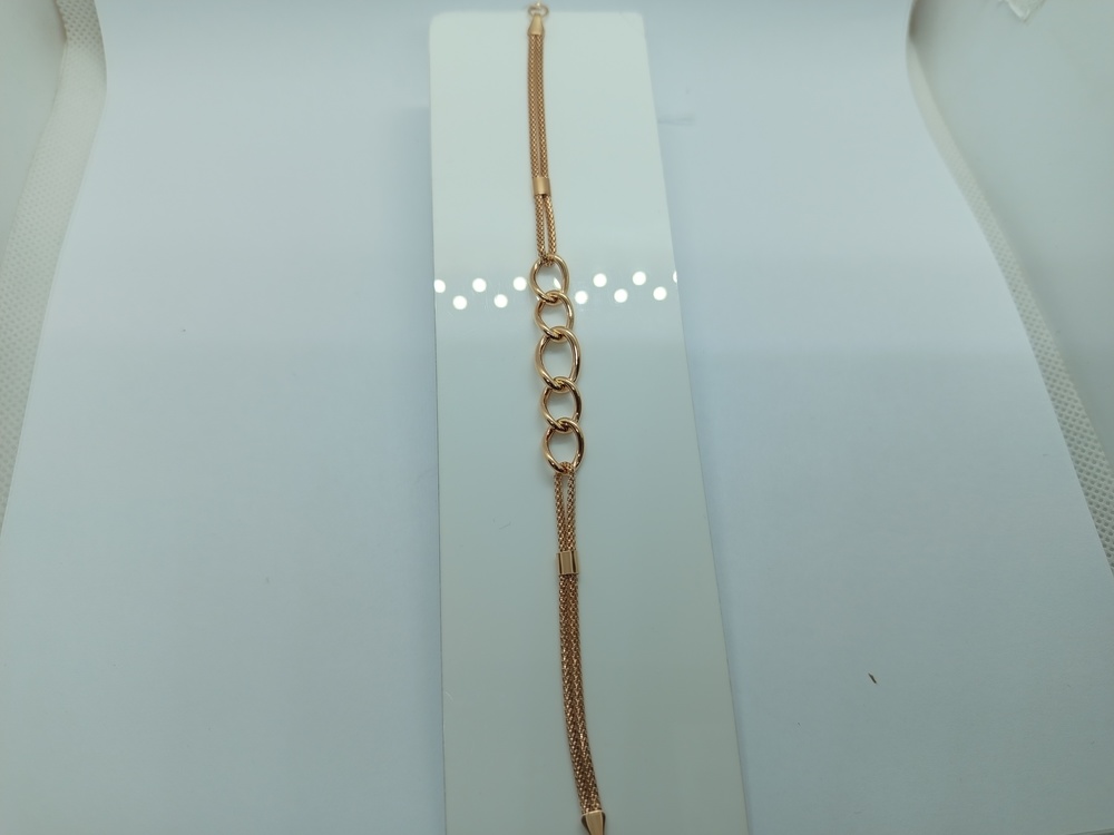 Т-1449 БРАСЛЕТ БЕЗ КАМНЯ (Au 585)