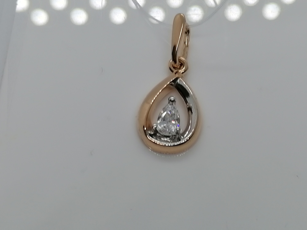 ПОДВЕСКА С КАМНЕМ (Au 585)