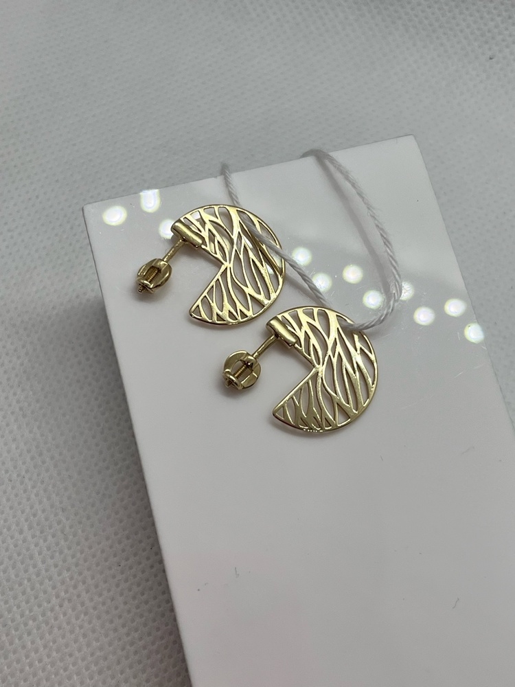 СПУС585 СЕРЬГИ ПУСЕТЫ (Au 585)