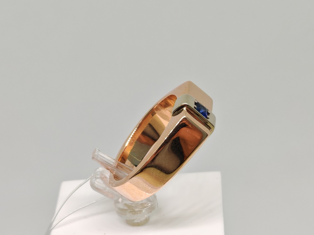 31-0313-С КОЛЬЦО ПЕЧАТКА с камнем (Au 585)