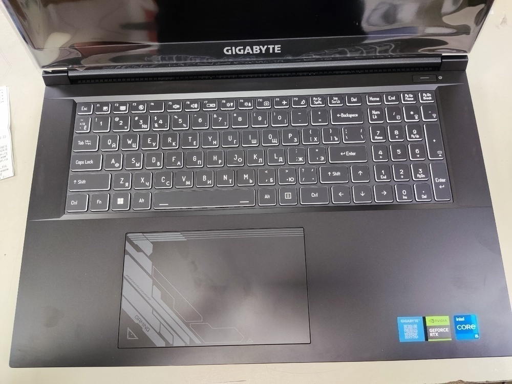 Ноутбук Gigabite; I5-12500H, Geforce RTX 4060, 16 Гб, 512 GB, Нет