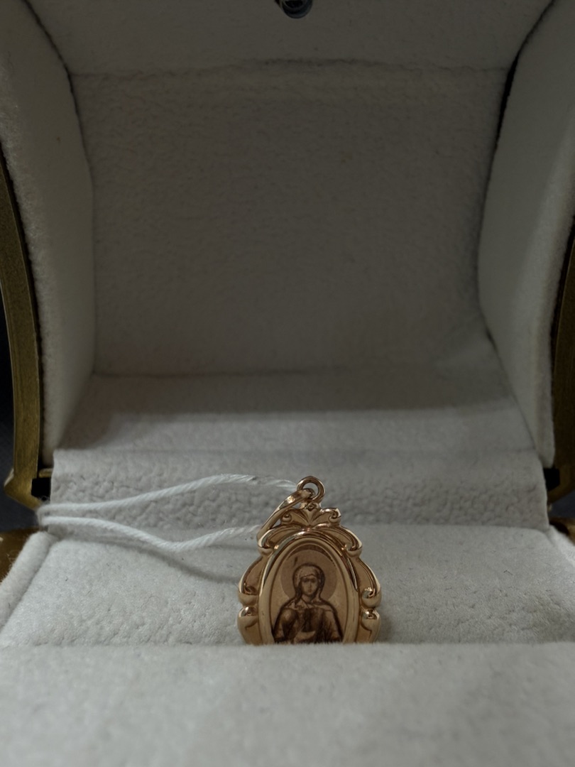 ПОДИБК585 ПОДВЕСКА ИКОНА БЕЗ КАМНЯ (Au 585)