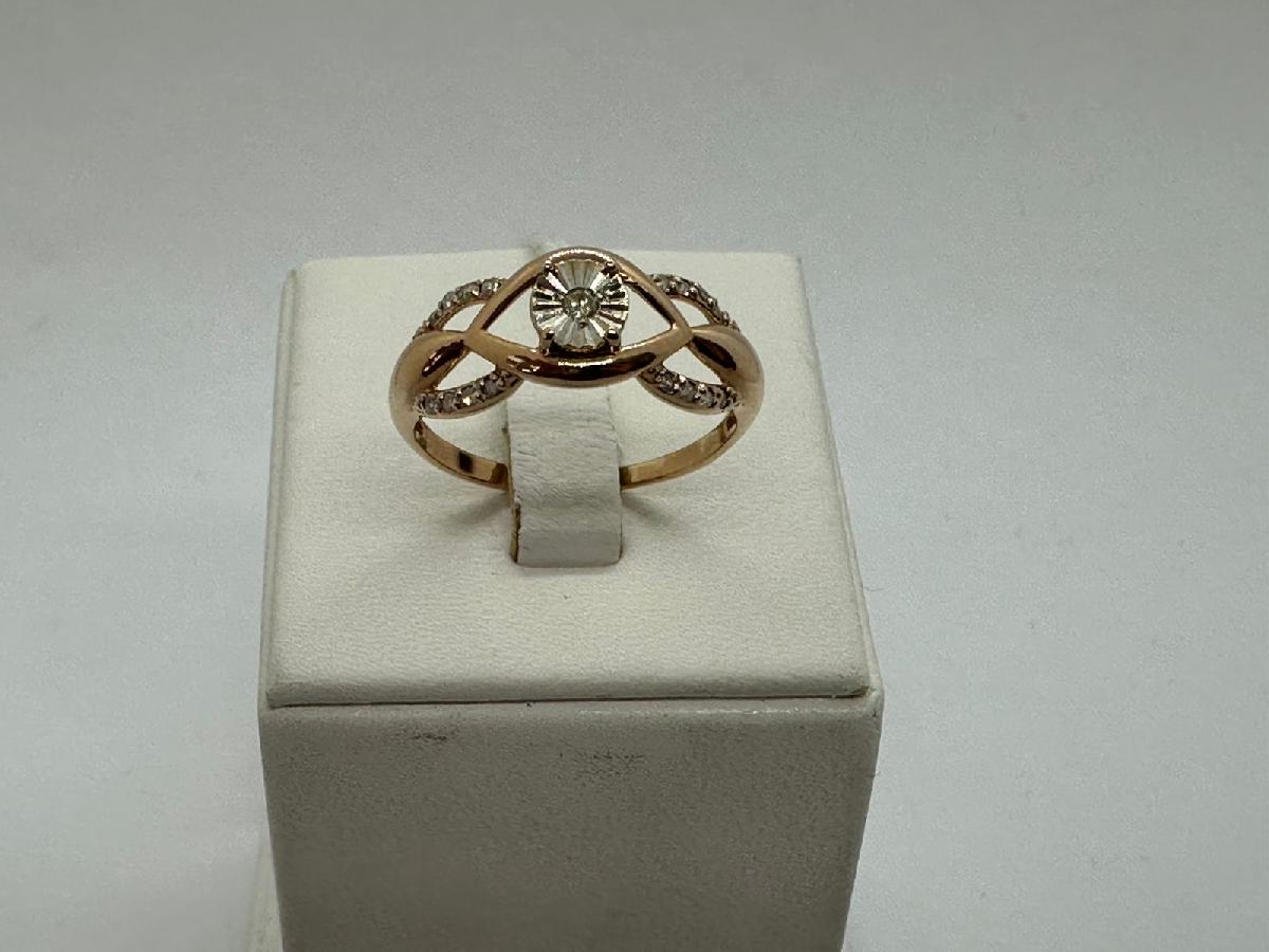 КОЛЬЦО БРИЛЛИАНТ Au 585