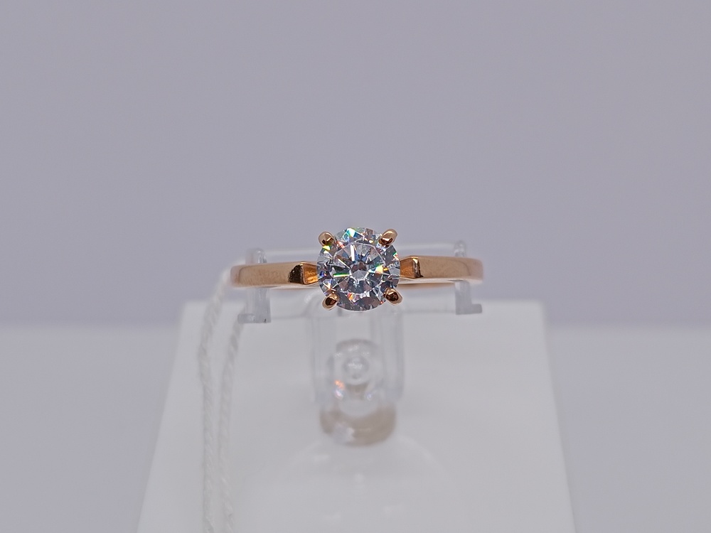 КОЛЬЦО С КАМНЕМ (Au 585)