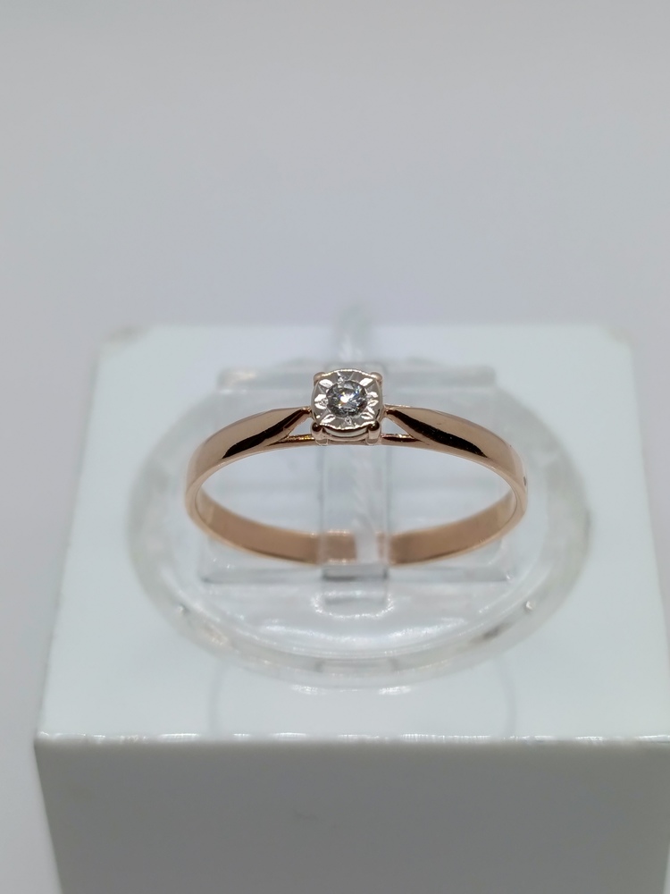 КОЛЬЦО БРИЛЛИАНТ Au 585