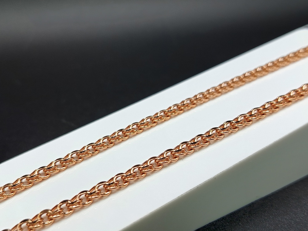 ЦЕПЬ ПУСТОТЕЛАЯ Бисмарк (Au 585)