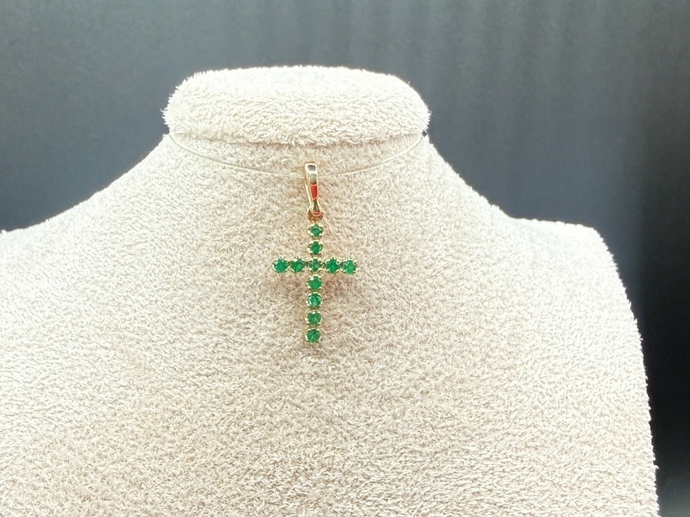 ПОДВЕСКА ИЗУМРУД (Au 585)