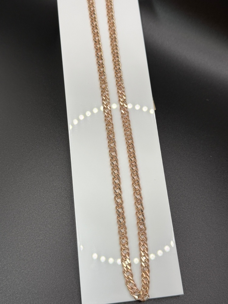 ЦЕПЬ ПУСТОТЕЛАЯ Ромб двойной (Au 585)