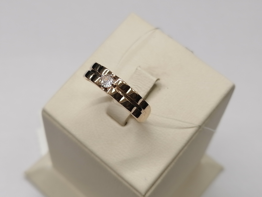 КОЛЬЦО С КАМНЕМ (Au 585)