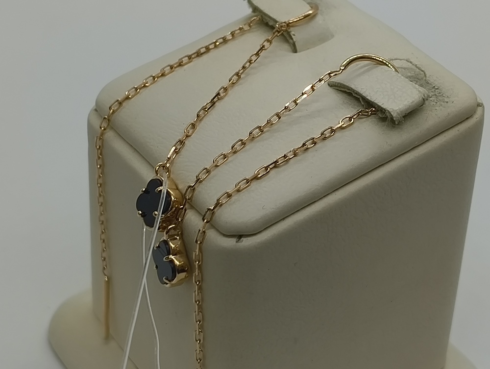 СЕРЬГИ ПРОДЕВКИ с камнем (Au 585)