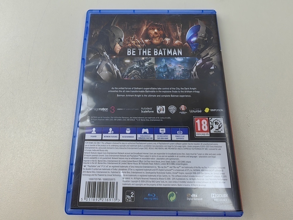 Игра Playstation 4 Batman Arkham Knight