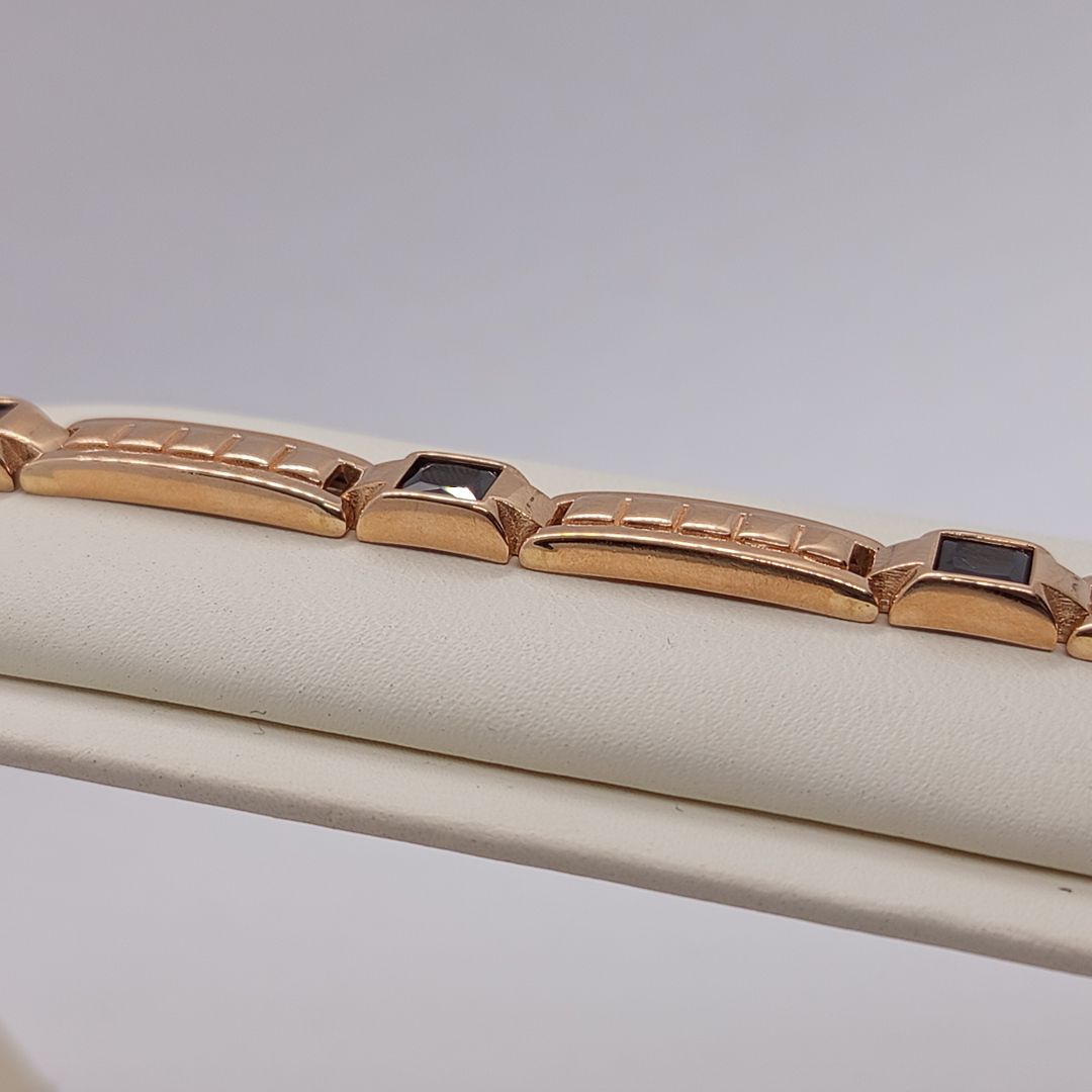 Б585 БРАСЛЕТ С КАМНЯМИ (Au 585)