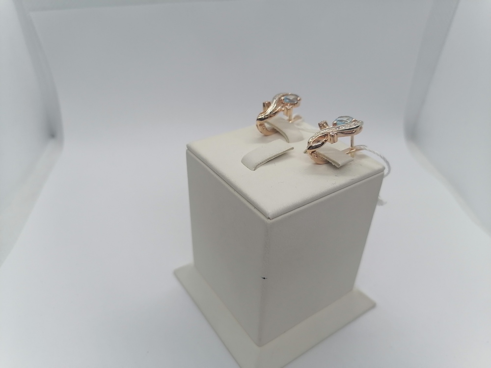 СЕРЬГИ С КАМНЯМИ (Au 585)