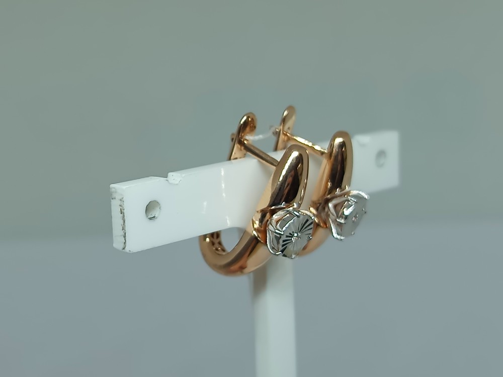 СЕРЬГИ С КАМНЕМ (Au 585) СЕРЬГИ С КАМНЕМ (Au 585)