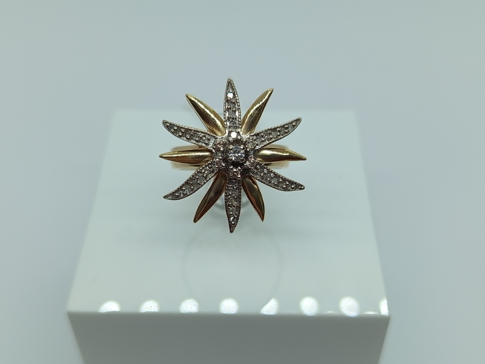 КОЛЬЦО БРИЛЛИАНТ Au 500