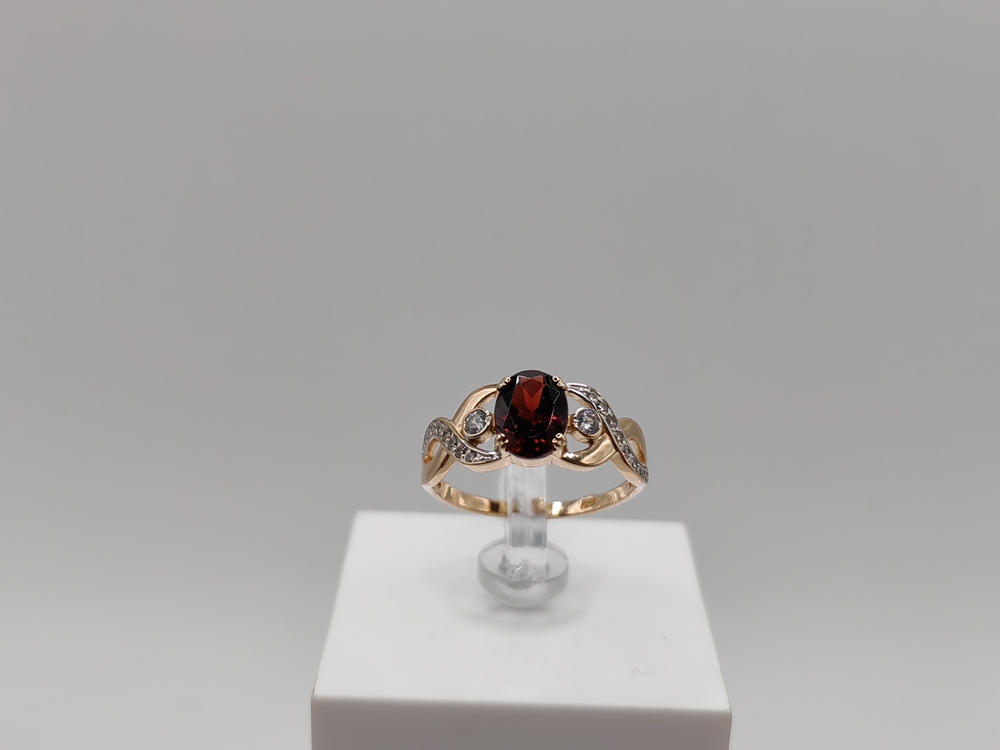 КОЛКМИ585 КОЛЬЦО С КАМНЯМИ (Au 585)