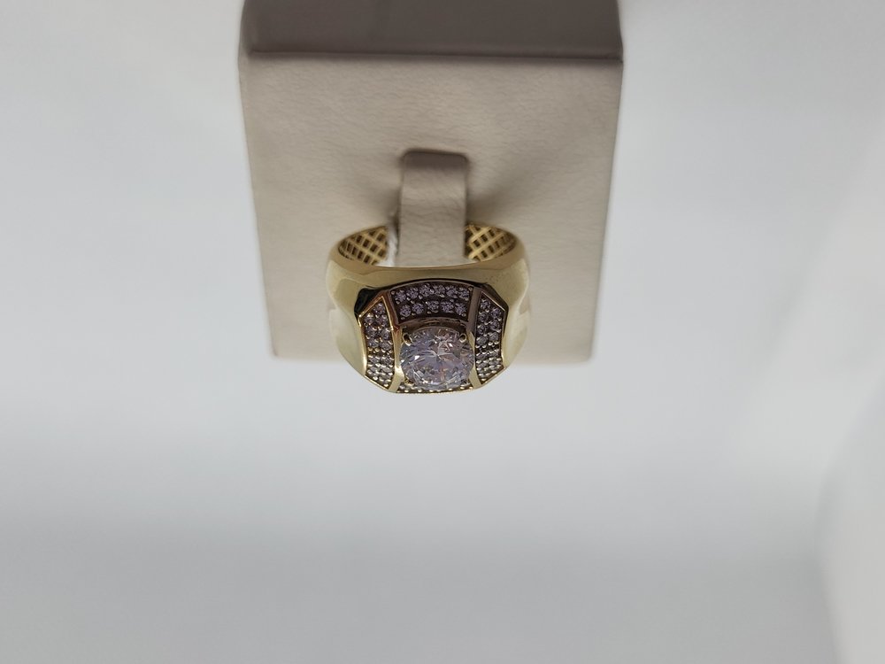 КОЛКМИ585 КОЛЬЦО С КАМНЯМИ (Au 585)