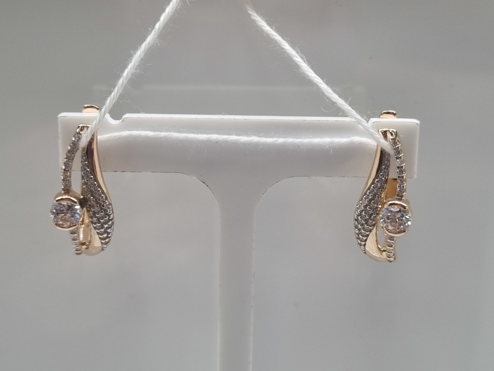 СЕРЬГИ С КАМНЯМИ (Au 585)