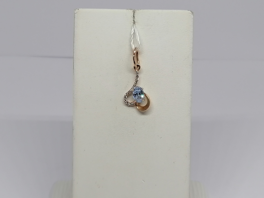 ПОДВЕСКА С КАМНЯМИ (Au 585)