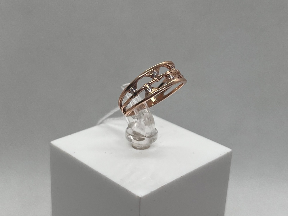 КОЛКМИ585 КОЛЬЦО С КАМНЯМИ (Au 585)