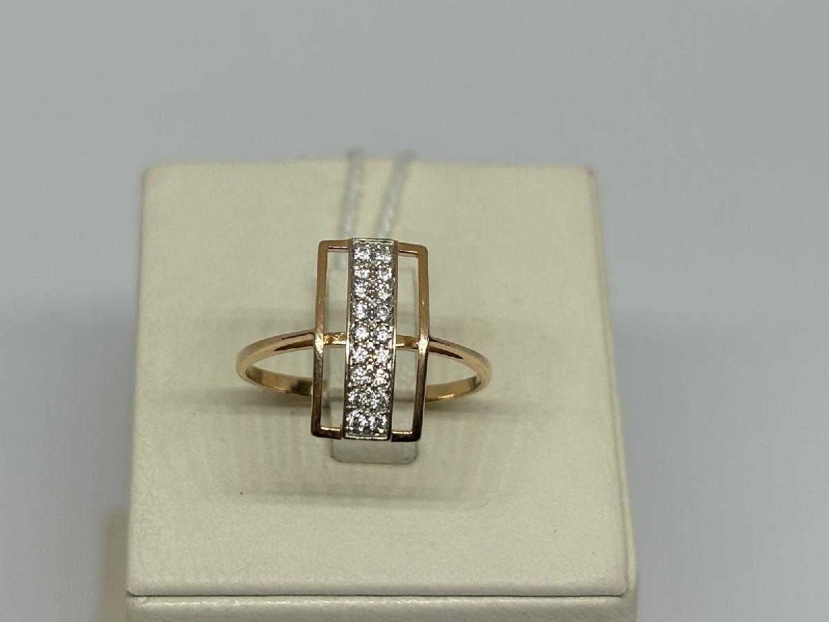 КОЛКМИ585 КОЛЬЦО С КАМНЯМИ (Au 585)