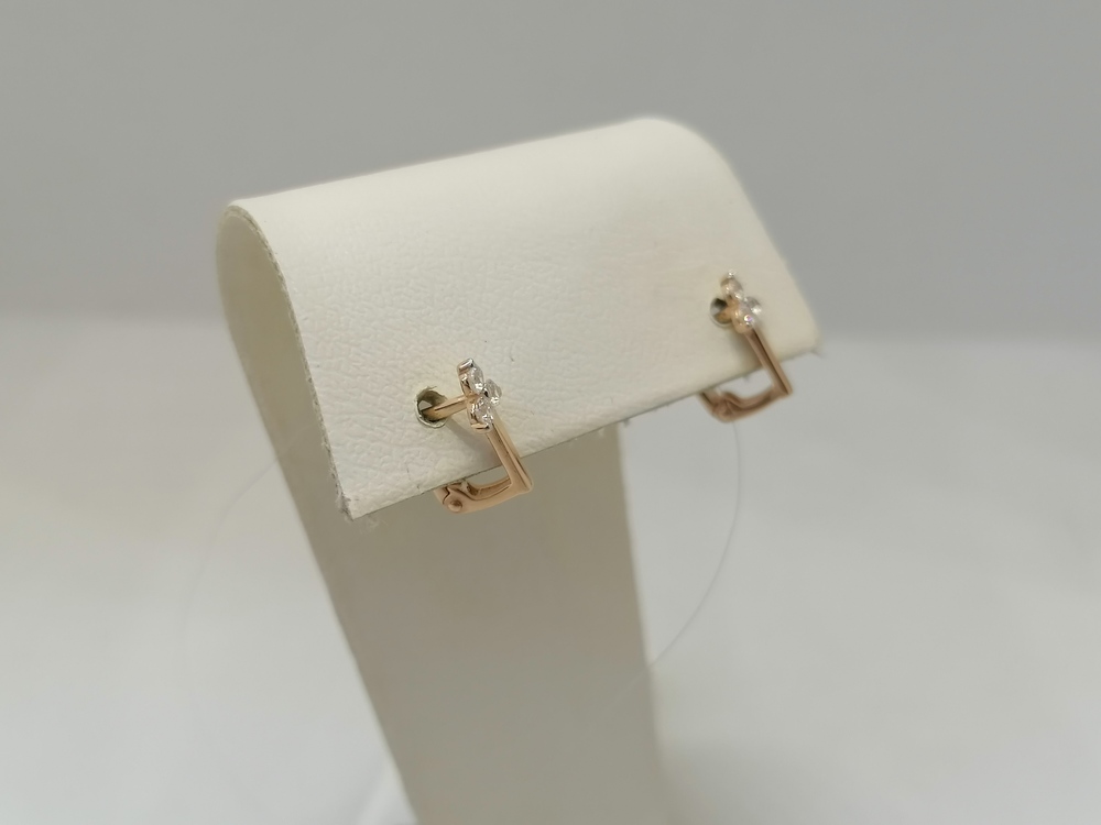 СЕРЬГИ С КАМНЯМИ (Au 585)