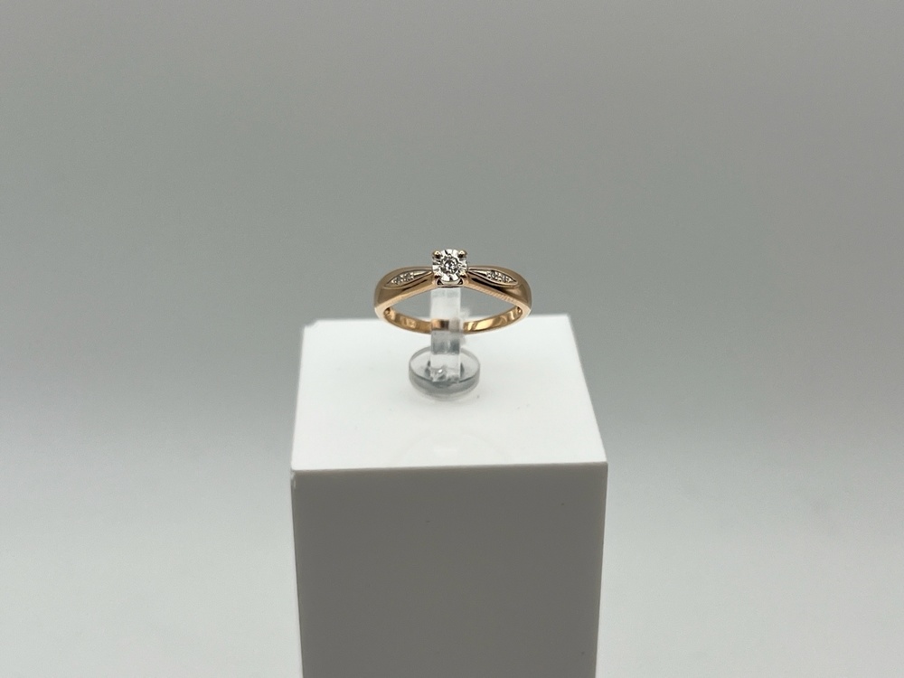 КОЛЬЦО БРИЛЛИАНТ Au 585