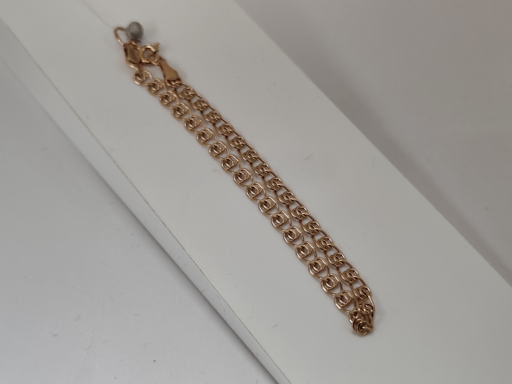 БРАСЛЕТ ПУСТОТЕЛЫЙ Лав (Au 585)