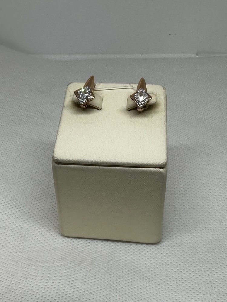 СЕРЬГИ С КАМНЯМИ (Au 585)