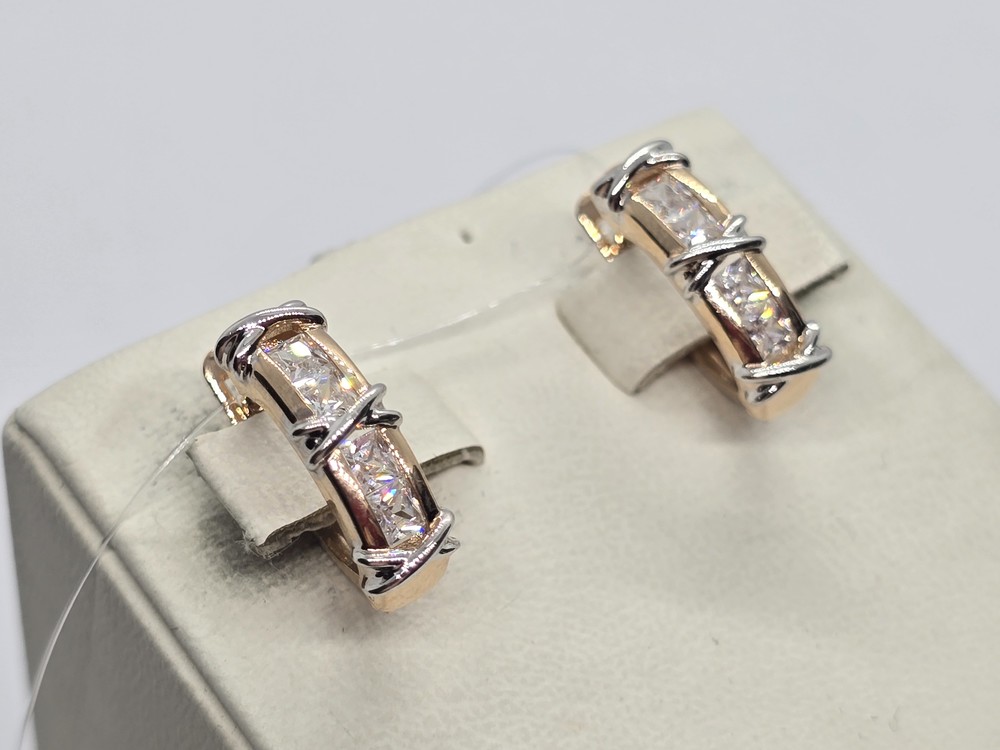 СЕРЬГИ С КАМНЯМИ (Au 585)