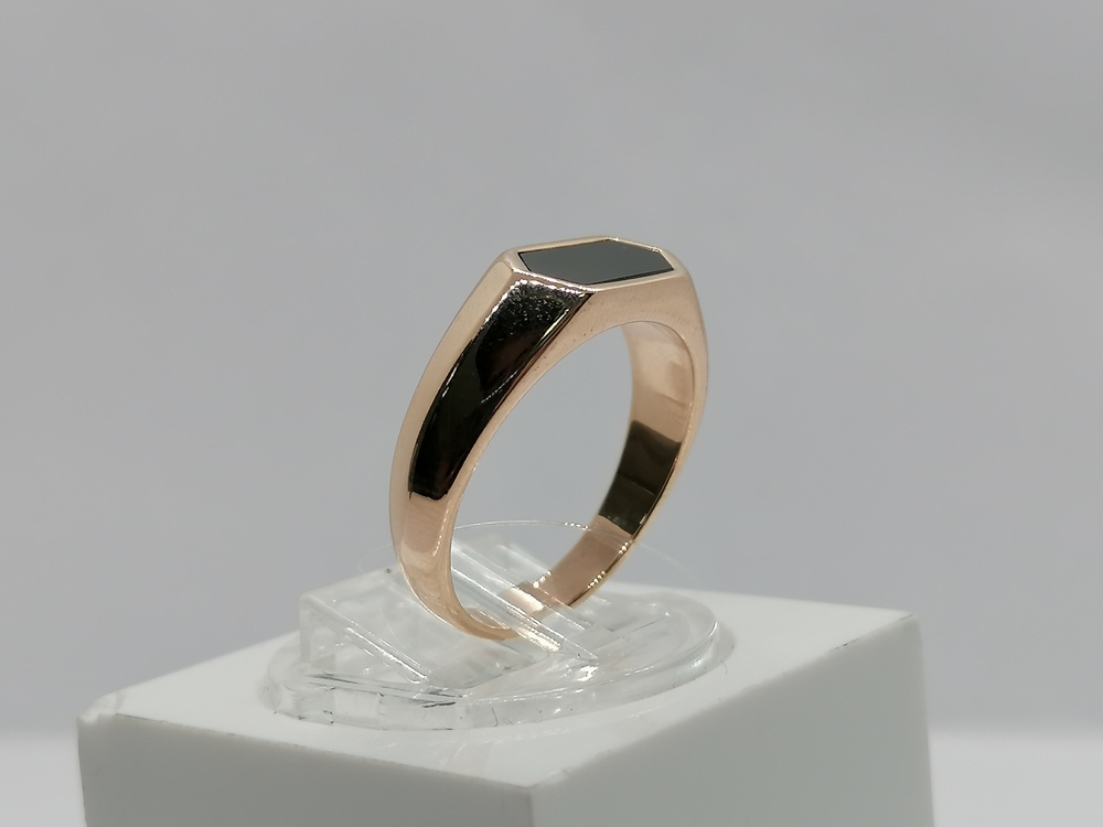 ПЕЧАТКА С КАМНЕМ (Au 585)