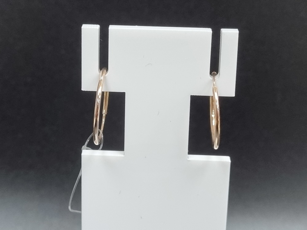 СЕРЬГИ КОНГО без камня (Au 585)