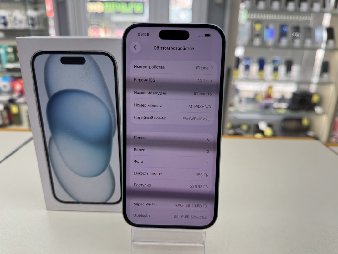 Смартфон Apple Iphone 15 256Gb