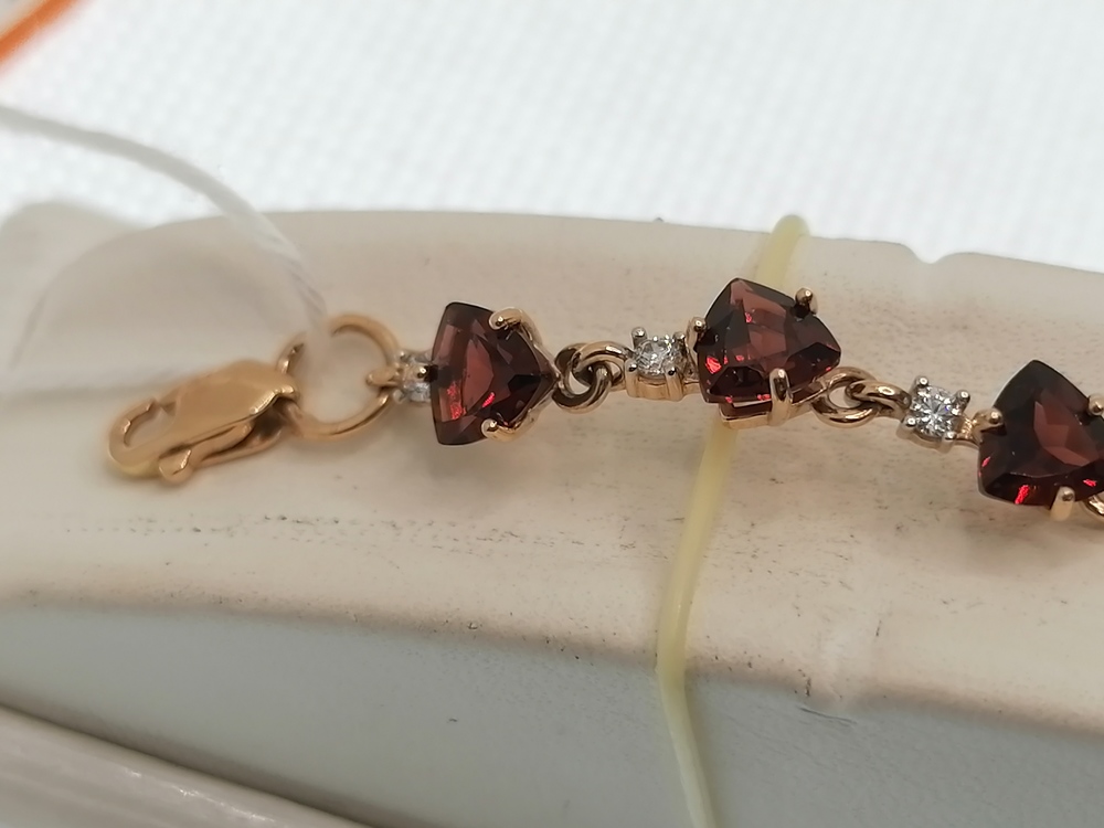 БРАСЛЕТ С КАМНЯМИ (Au 585)