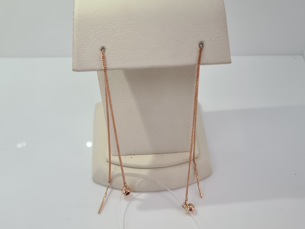 СЕРЬГИ ПРОДЕВКИ без камня (Au 585)