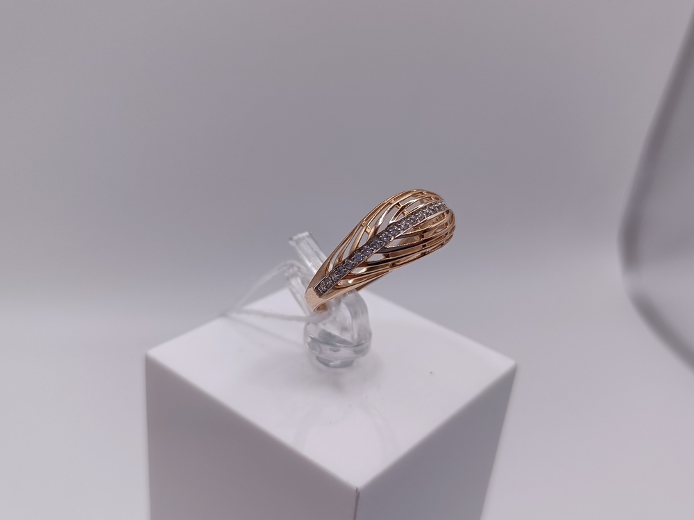 КОЛКМИ585 КОЛЬЦО С КАМНЯМИ (Au 585)