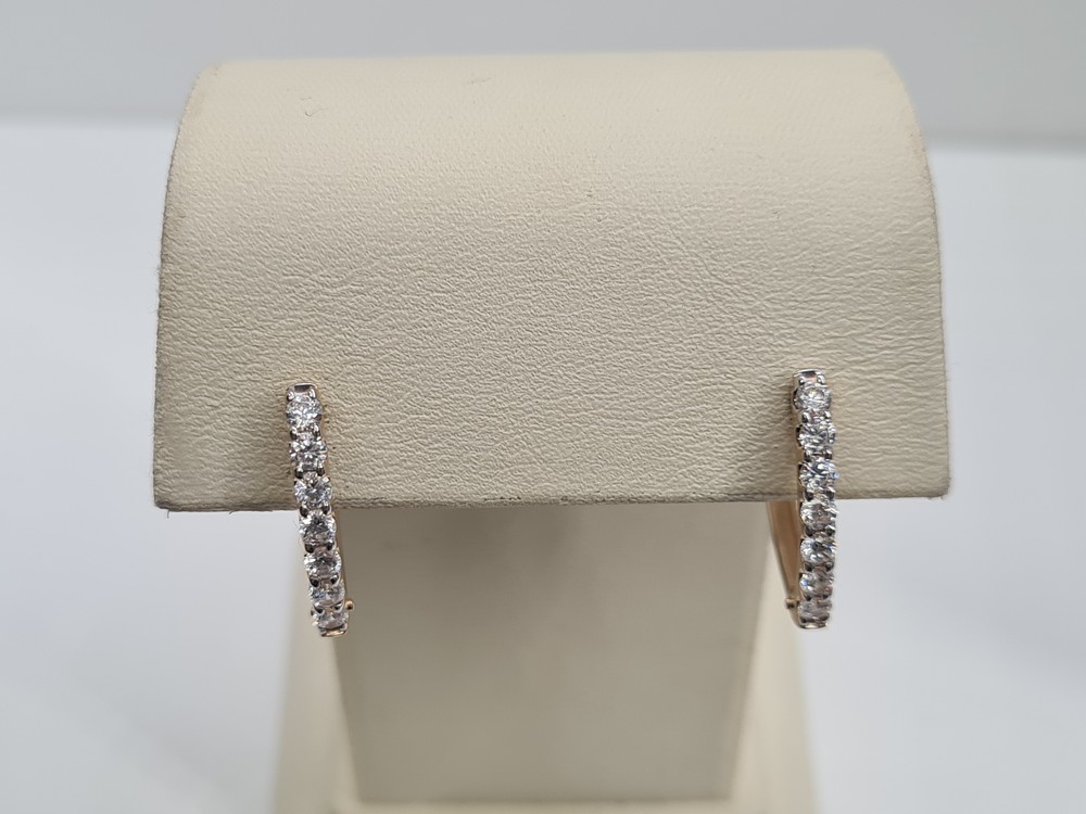 СЕРЬГИ С КАМНЯМИ (Au 585)