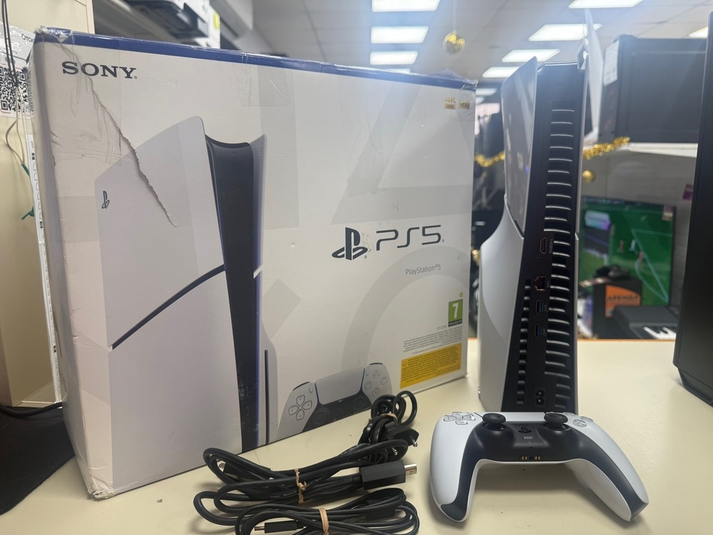 Игровая приставка PlayStation 5 Slim 1TB (С дисководом)