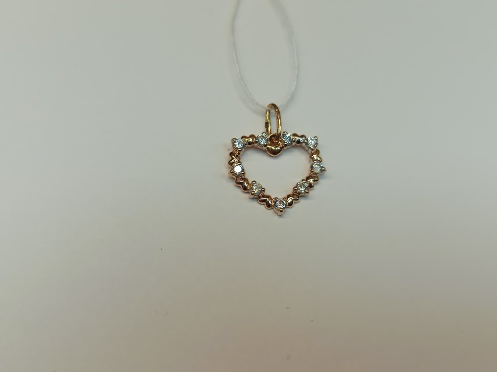 ПОДКМИ585 ПОДВЕСКА С КАМНЯМИ (Au 585)