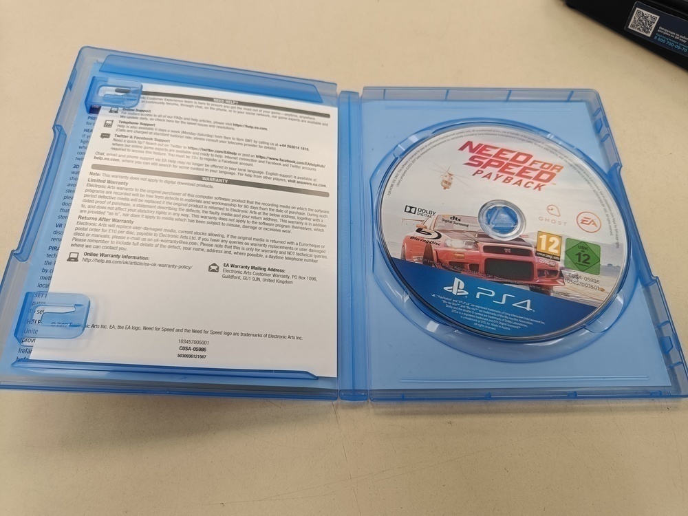 Игра Playstation 4 Need For Speed Payback