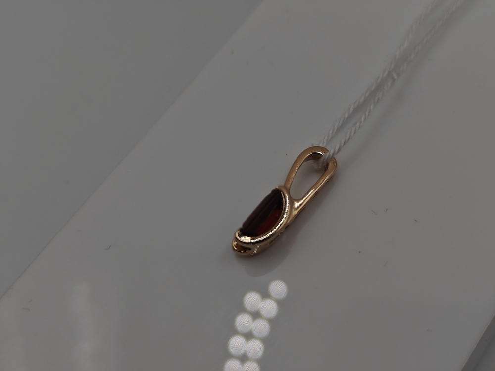 ПОДКМ585 ПОДВЕСКА С КАМНЕМ (Au 585)