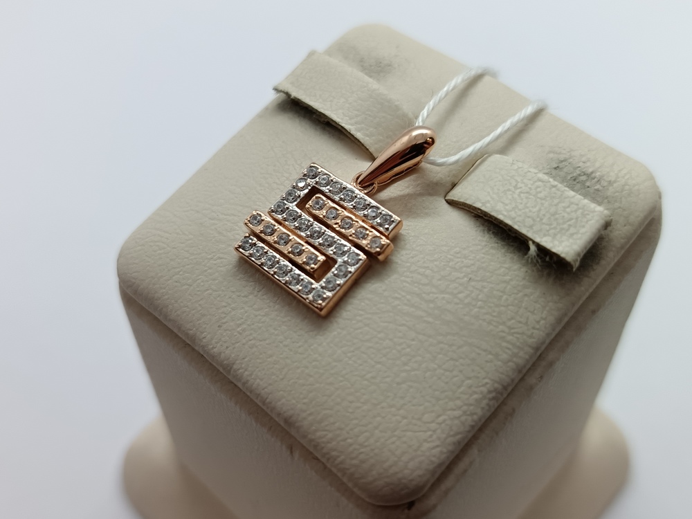 ПОДВЕСКА С КАМНЯМИ (Au 585)