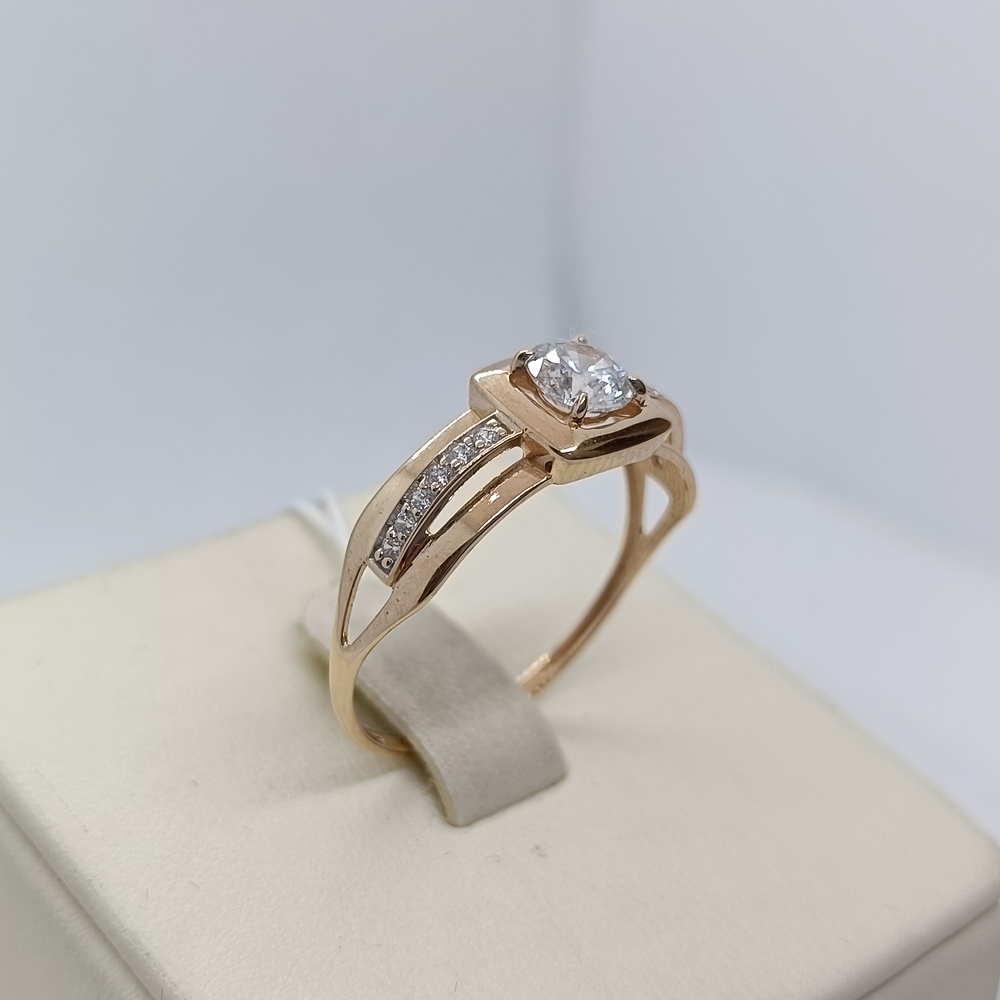 КОЛКМИ585 КОЛЬЦО С КАМНЯМИ (Au 585)